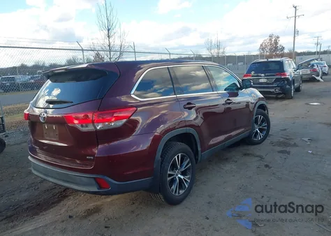 2019 Toyota Highlander Le from USA, damaged, VIN 5TDBZRFH3KS724720